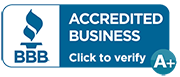 BBB A+ Accredited